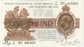 Treasury 1 Pound, from 1927